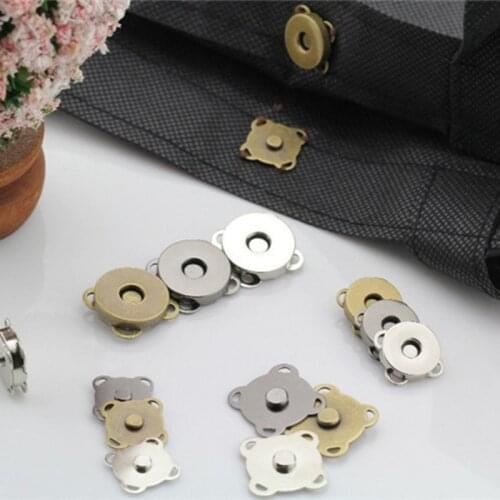10sets/lot silver/black/bronze Color to Selection Flatback Plating Combined Button For Clothing DIY Sewing Accessories