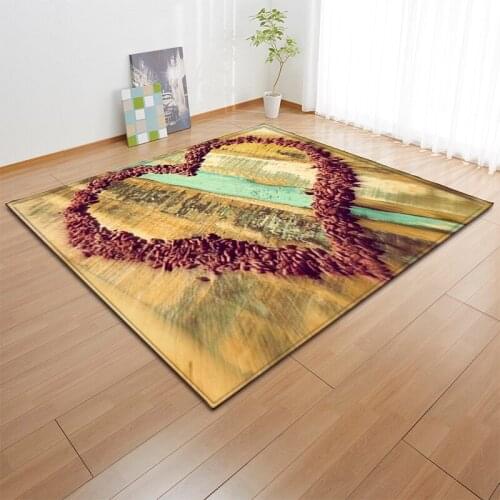 Valentines Day Carpet Living Room Foyer Kitchen Heart Lover Floor Mat