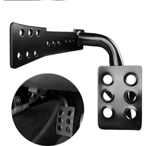 Metal Steel Dead Pedal Left Side Foot Rest for Jeep Wrangler JK Unlimited 2007-2018 Rubicon Sahara x Off Road Sport Accessories