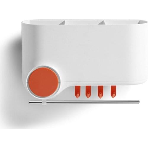 Multifunctional wall-mounted chopstick cage Stainless steel tableware chopstick holder Kitchen compartment storage rack