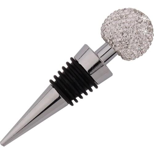 Zinc alloy diamond wine stopper wine bottle stopper stronger sealing multiple protection and air isolation 15-20mm mouth 1 pcs