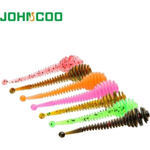 Floating Fishing Lure TPR Soft Silicone Lure 0.85g 52mm Soft Bait 12pcs/lot Swimbaits UL Jigging Lure Trout Lure