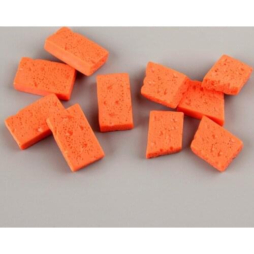 New Kawaii Resin Cabochon brick Shape DIY Jewelry Findings Clay Beads Charms Pendant Decor Material Hair Clip Patch 20pcs