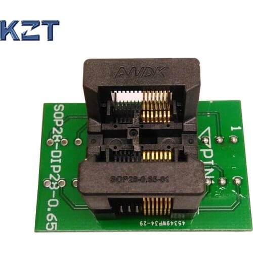 SSOP14 TSSOP14 to DIP14 Programming Socket Pitch 0.65mm IC Body Width 4.4mm 173mil Flash Test Socket Adapter