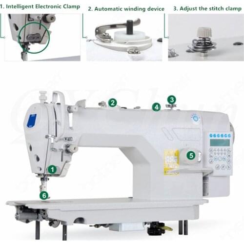 Industrial sewing machine automatic clothes sewing machine household electric thick material sewing machine reverse sewing tool
