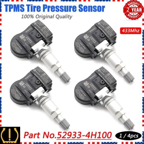 Xuan TPMS Tire Pressure Sensor Monitoring System 52933-4H100 For Hyundai Starex [TQ] H100 [TQ] H-1 Cargo[TQ] 2014-2021 433MHz
