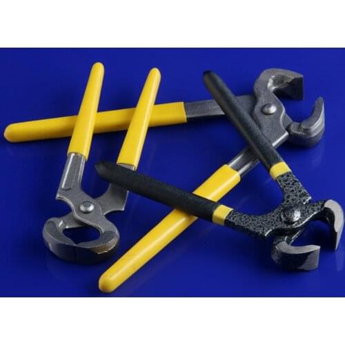 6/8 Inch Chrome Vanadium Steel Pincers Walnut Pliers Cable Clamp Cutters Woodworking Nail Puller Plier Tools Straight Handle