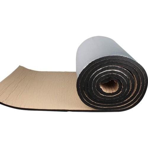 Thick Aluminum foil on the front and automatic pasting on the back.Waterproof Heat resistant Sound insulation pad