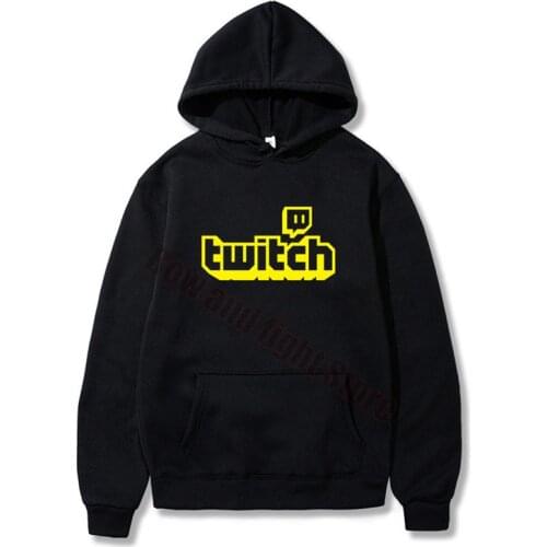 Twitch Tv Hoodies Purple Gaming Top Gamer Fathers Day Fan Gifts Men Tops Women Sweatshirt Hoody Tops Free Shipping