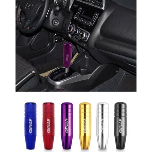 Universal Aluminum Alloy Mugen Gear Shift Knob 12.5cm and 17.5cm Extended Long Manual Transmission Stick Lever Shifter Knob