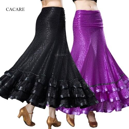Ballroom Skirt Waltz Dresses Dance Competition Dresses Ballroom Dress Standard D0417 Big Ruffled Hem