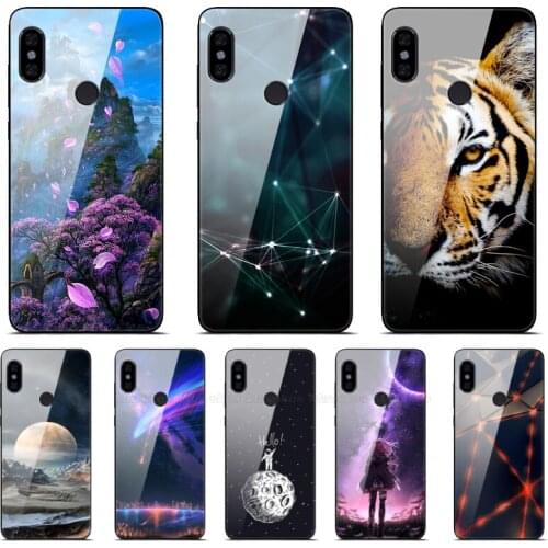 Tempered Glass For Xiaomi Redmi Note 5 Case 5.99 Print Silicone Cover Phone Cases for Xiomi Redmi note 5 note5 pro fundas Coque