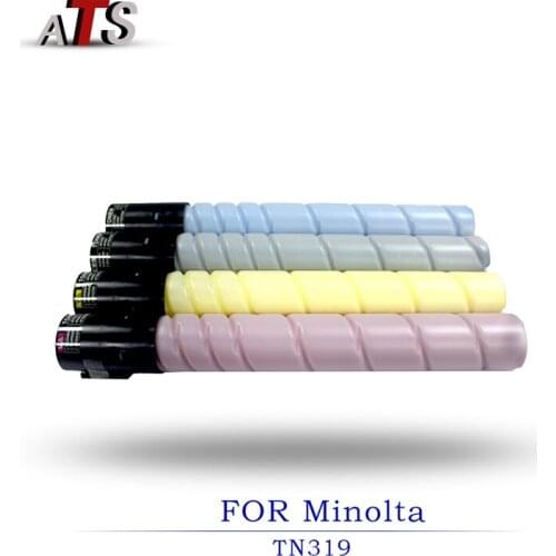 1PCS photocopier fitting Toner Cartridge For Konica Minolta TN319 Bizhub C360 Compatible Toner Powder copier Photocopy parts