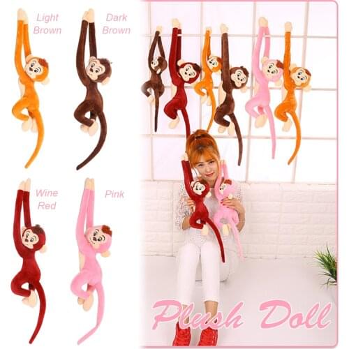 65CM Cute Long-Armed Monkey Shaped Plush Toy