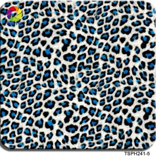 Free shipping TSAUTOP width 0.5m hydrographics water transfer printing film Leopard print hydro dipping film WDF241-5