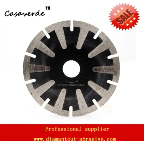 DC-TSB03 diamond 5 inch dry or wet cutting blade for granite,marble and Engineered stone