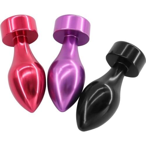 EXVOID Heavy Anus Beads Prostate Massage Butt Plug Stainless Steel Metal Anal Plugs Erotic Sex Toys for Men Women Gay