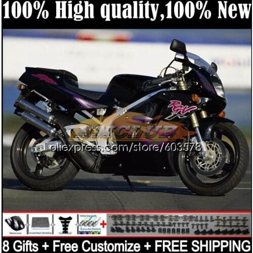 Body For SUZUKI RGV250 RGVT-250 VJ 23 98 RGVT250 19CL.108 RGVT RGV 250 SAPC VJ23 97 98 RGV-250 1997 1998 OEM Fairing Gloss black