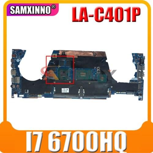 Akemy For HP LA-C401P ZBook 15 G3 Laptop Motherboard 840931-501 840931-001 I7 6700HQ N16P-Q1-A2 2G Test Ok Fast Ship