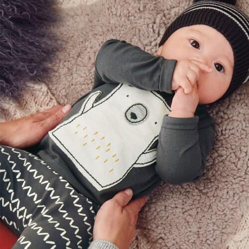 Menoea Baby Clothes Boy 2020 Girls Clothes Autumn Cartoon Pattern Infant Long Sleeve Pants 2Pcs Newborn Baby Outfits Set
