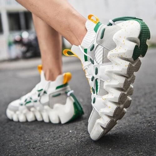 ADBOOV 2020 Hot Sale Men Sneakers Fashion Breathable Mesh Men Shoes Casual Sneakers Men