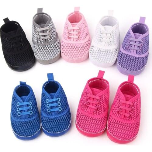 2020 New Baby Summer Shoes Infants Boys Girls Mesh First Walkers Soft Sole Antislip Newborn Casual Shoes