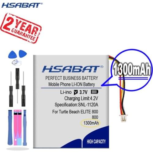 New Arrival [ HSABAT ] 1300mAh Replacement Battery for Turtle Beach ELITE 800 Headset