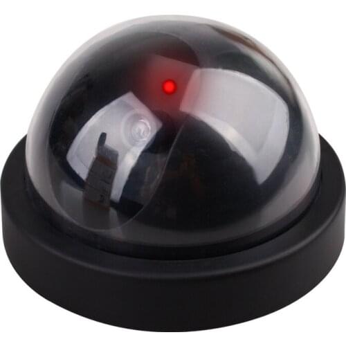 1PC Wireless Home Security Fake Camera Simulated Video Surveillance Indoor/Outdoor Flash Blinking LED Dummy Fake Dome Camera