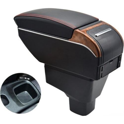 Arm Rest For Suzuki SX4 Armrest Box Center console central Store content box with cup holder USB interface