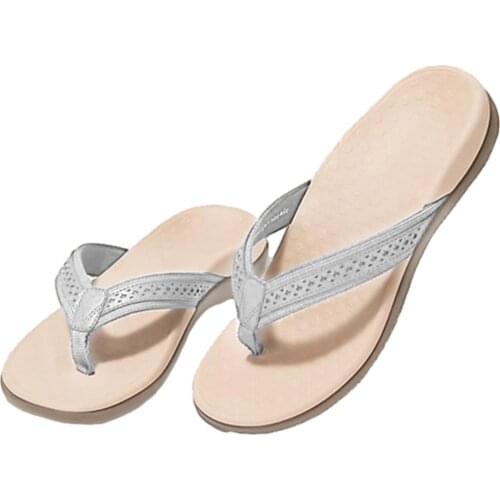 Ladies Toe-Post Sandal Slippers with Arch Support for Beach Daily shoes woman slippers women flip flops mules