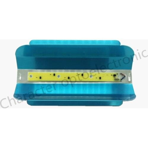 LED COB 220V waterproof and free drive 50W white 6000-6500K lamp for v lighting searchlight plus U reflective trough DIY