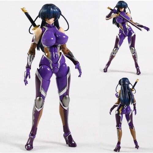 Taimanin Asagi Igawa Movable Ninja Yukikaze Rinko Akiyama Pole Dance PVC Action Figure Anime Figure Model Toys Collection
