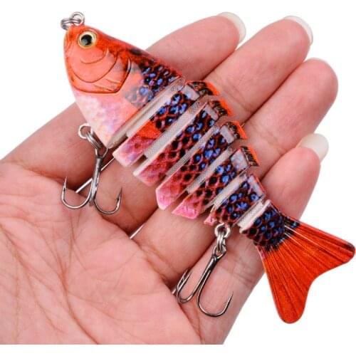 Fishing Lures Sinking wobbler Multi Jointed Swimbait Pike Lure Hard Baits Fishing Tackle for Bass Trout Random Color