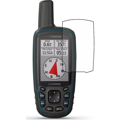 3pcs Screen Protector Cover Guard Shield Film Foil for Hiking Handheld GPS Navigator Garmin GPSMap 64 64X 64SX 64CSX Accessories