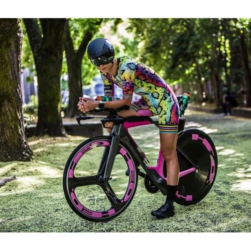 Womens Triathlon Race Suit Love The Pain Long Distance Tri Suits Competitor Speedsuit Run Swim Cycling Clothing Maillot Kits