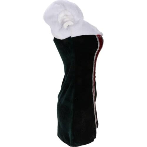 Womens Christmas Santa Mini Dress Hat Underwear Nightwear Cosplay Lingerie