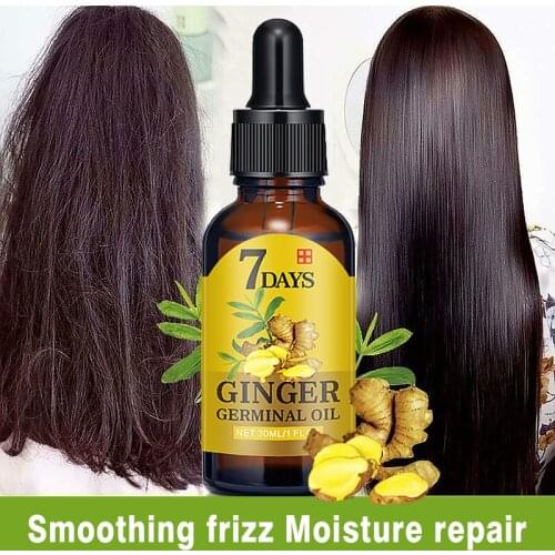 30ML Ginger Germinal Hair Growth Liquid 7 Day Treatment Oil Nourish Replenish Hair Care Hair Loss Product Series TSLM1