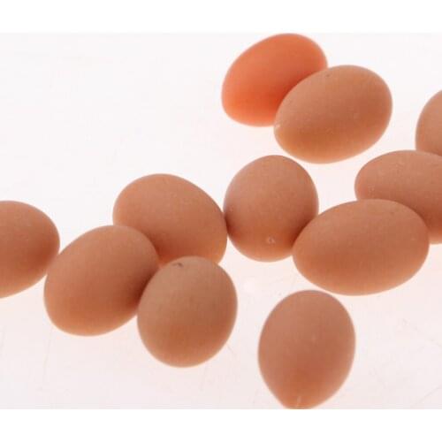 20 Pieces Groceries Shop Chicken Egg Dollhouse Miniatures Kitchen Food Dining Room Display Supplies Food Accessory