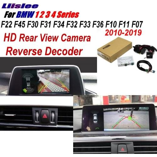 Car Rear Camera For BMW 1 2 3 4 Series F10 F20 F22 F30 F33 2010-2020 Interface Adapter Connect Original Monitor Reverse Decoder