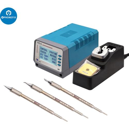 PHONEFIX LEISTO T12-11 Lead Free Soldering Station Mobile Phone Soldering Repair Tool Motherboard Welding Link Wire Repair