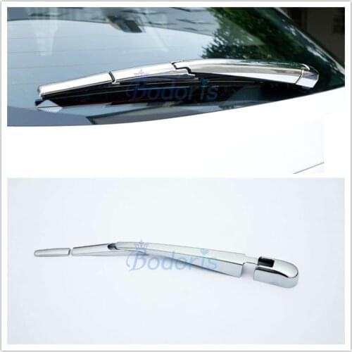 For Mazda CX-5 CX5 KF 2017 2018 2019 Rear Window Rain Water Wipper Cover Protector Panel Frame Trim Chrome Car Styling Accessory