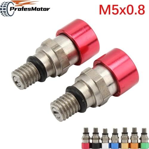 Motorcycle M5x0.8 Fork Air Bleeder Valve For Honda CR 80 85 125 250 500 CRF 250X 250R 250RX 450X 450R 450RX Yamaha Kawasaki
