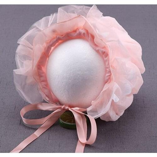 Summer Newborn Infant Baby Girl Sun Hat Lace Beanie Bonnet Head Photograpy Props