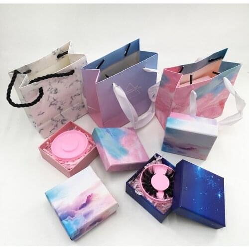 Best Sellers 25mm 3D 5D Mink Eyelashes Custom Eyelash Carton Paper Box Gift Lashes Bag Packaging