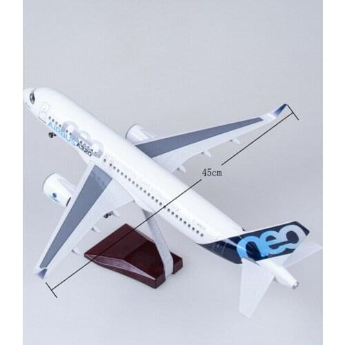 A320neo 1:80 Simulation Civil Aviation Airliner Aircraft Model Prototype Assembled Childrens Toys