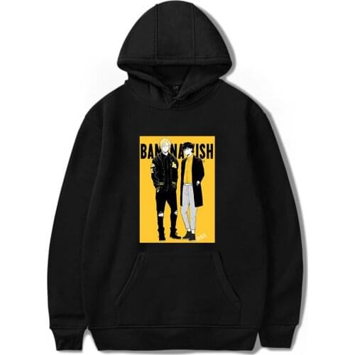 New Banana Fish Anime Hoodie Men/Women Popular Novelty Harajuku Banana Fish Hoodies Sweatshirt Pullover Streetwear Clothes
