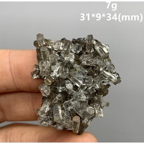 Very rare! 100% natural Six side column shape Transparent Calcite mineral specimen stones and crystals healing crystals quartz