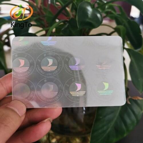 Clear Plastic Customized Holographic Lamination Film Pouch