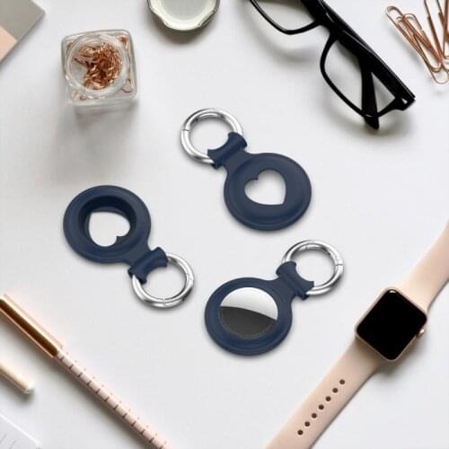 Spring Buckle Suitable For Airtags Locator Silicone Protective Sleeve Anti-sweat/scratch Wash-able Spring Buckle