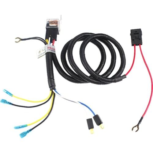 FARBIN Relay 12v/24v 80a 4pin Spst Normally Open Wiring Harness with Relay for Horn